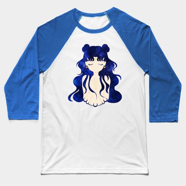 Luna human Baseball T-Shirt by seramunie